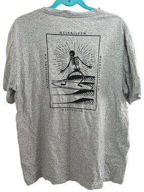 Men’s Quicksilver Grey Graphic Tee
